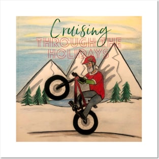 MTB.. Cruising Through The Holidays Posters and Art